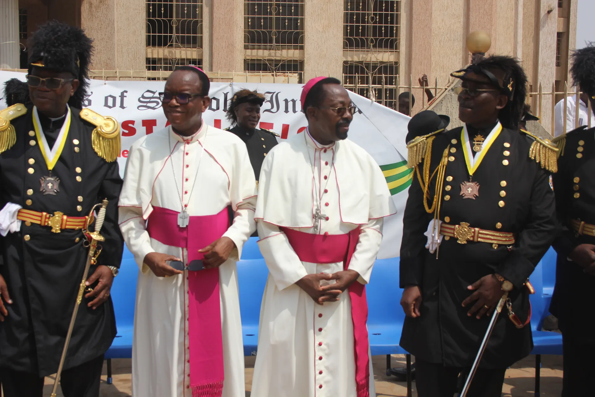 A gathering of members of the Order and clergy